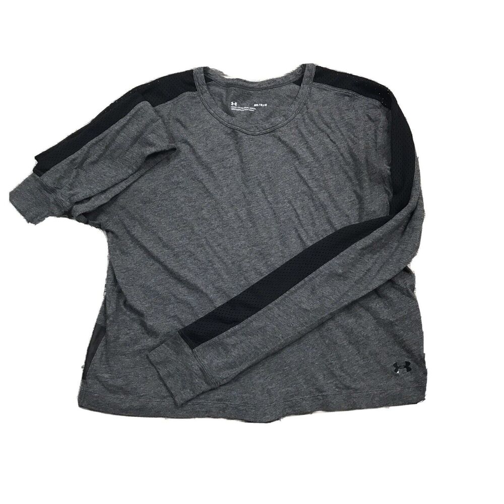 Under Armour Women's  Mesh Graphic Long Sleeve Top, Medium